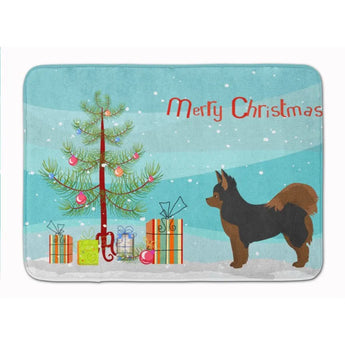 and Tan Pomchi Christmas Tree Machine Washable Memory Foam Mat