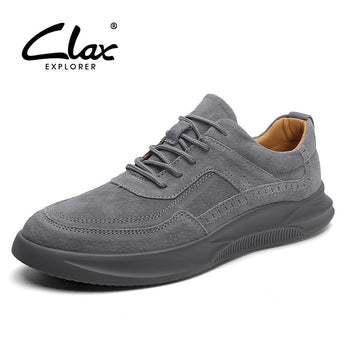 CLAX zapatos para hombre 2019 Primavera Verano zapatillas de deporte de hombre de cuero de moda Casual calzado de ocio calzado de caminar suave cómodo