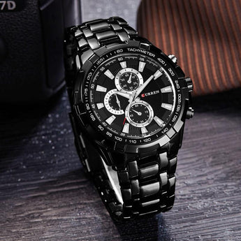 CURREN 8023 relojes para hombre, relojes de pulsera militares de lujo de marca, relojes deportivos de acero inoxidable para hombre, reloj de pulsera militar de relogia