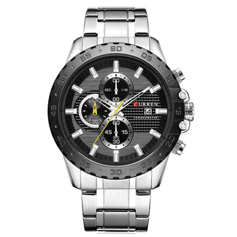 CURREN 8334 relojes de hombre 2019 reloj de hombre impermeable para hombre reloj de pulsera reloj de cuarzo de negocios para hombre para los hombres