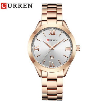 CURREN 9007 nuevo reloj de lujo para mujer, reloj de cuarzo para mujer, reloj de pulsera de moda para mujer, reloj de pulsera para mujer