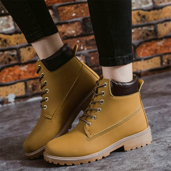 Men's Casual Boots Synthetic Suede Leather Spring Autumn and Winter Martin Wear-Resistant Ankle Snow Shoes Unixe