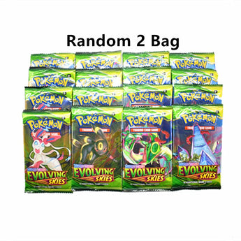 18PCS/2Bag Pokemon Cards Anime Sword&amp;Shield Non Repeat English Game Battle Carte Trading Pikachu Children Pokemon  Kaarten Toy