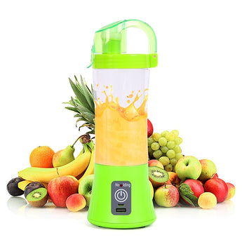 380ML Draagbare Blender Versapperbeker Elektriese outomatiese Groente Vrugte Sitrus Lemoensap Maker Beker Menger Bottel USB Herlaaibaar 