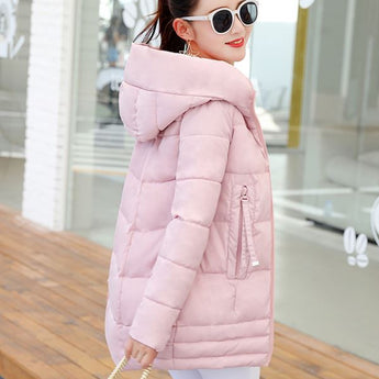 New Light Warm Thin Hooded Plus Size Long Down Women Winter Coat Jacket 2018 Clothing for Mujer Overcoat Slim Solid Jacket