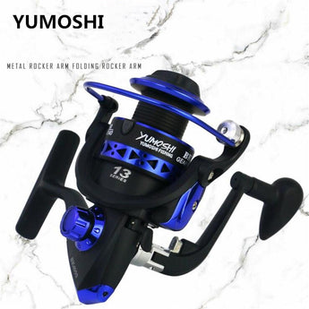 Professional Fishing Wheel 13 BB BK1000-7000 Series 5.1:1 speed reatio spinning fishing reel interchanged left/right hand wheel