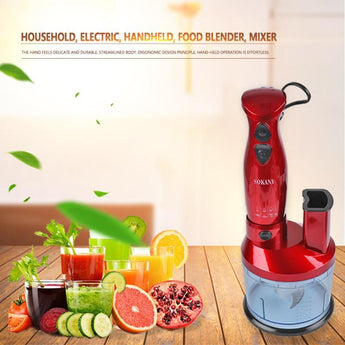 600W Multifunctional Household Electric Handheld Food Blender Baby Food Supplement Mixer Grinder Juicer Kitchen Tool Promotion