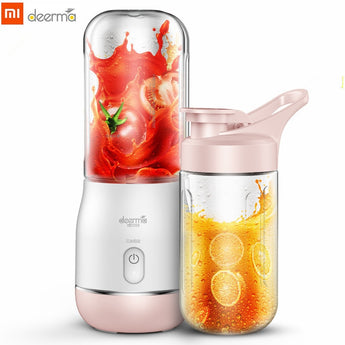 Xiaomi Deerma 400ML Portable Electric Juicer Blender Wireless Automatic Multi-Functional USB Rechargable Juice Cup Mixer Machine