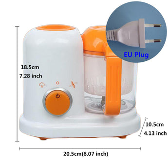 Electric Baby Food Maker AC 200-250V Toddler Blenders Steamer Processor BPA Free All In One Food-Graded PP EU Steam Food Safe