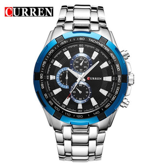 HOT2016 relojes CURREN hombres cuarzo TopBrand relojes militares analógicos hombres deportes ejército reloj resistente al agua