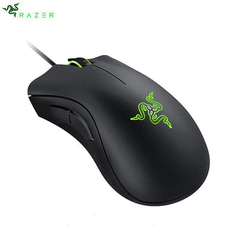 In Stock!! Razer DeathAdder Essential Ergonomic Professional-Grade Mouse 6400 DPI Optical Sensor For Computer Laptop PC Mice