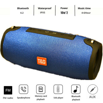 Bluetooth Luidsprekerkolom 20W Draadlose draagbare klankkas stereo bas subwoofer FM radio boombox aux usb rekenaar klankbalk vir xiaomi 