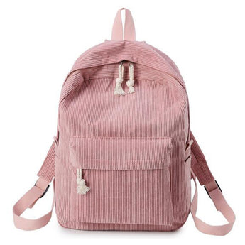 Corduroy backpack for women Travel