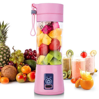 WXB USB Charging 6 Blades 380ml Portable Juicer Juice Smothie Maker Smoothie Blender Extractor Batidora Be Machine Mixer