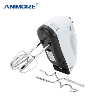 ANIMORE Manual Mini Blender 7 Speed Dough Hand Mixer Food Blender Multifunctional Food Processor Electric Kitchen Mixer FM-02