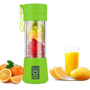 400ml Draagbare Sapmenger USB Versapperbeker Huishoudelike Multifunksie Vrugtemenger Ses Lemmetjies Mengmasjien Smoothies Baby F 