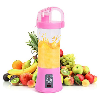 380ML Draagbare Blender Versapperbeker Elektriese outomatiese Groente Vrugte Sitrus Lemoensap Maker Beker Menger Bottel USB Herlaaibaar 