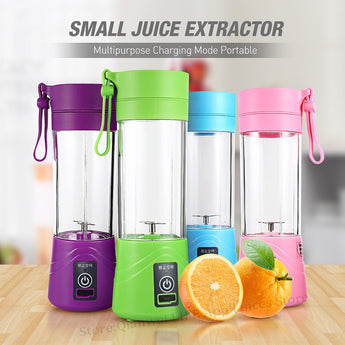 Multipurpose Portable Juicer Blender Extractor Machine USB Charging Household 380ml Egg Whisk/Food small Cut Mixer Juicer Cup