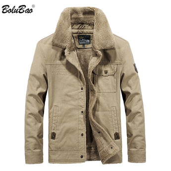 Jacket for men thick winter wool Coats BILBAO New