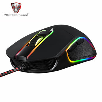 Motospeed V30 V40 V10 USB Wired Gaming Mouse RGB LED Lights Mouse Professional Gaming Mouse for PC Laptop Desktop Computer