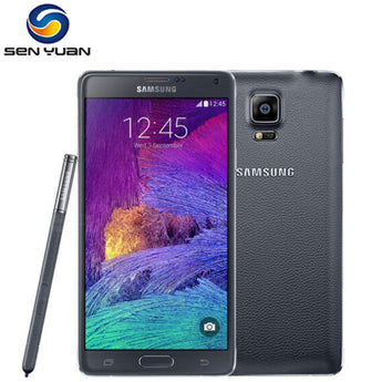 Note 4 Original Unlocked Samsung Galaxy Note 4 N910A N910F N910P LTE Smartphone 5.7 inch 16MP 3GB 32GB Refurbished Mobile Phone