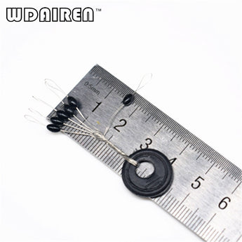 20Group 120pcs/set Tackle Resistance Space Not To Hurt The Line Vertical Beans Rod Clip/o-shaped Fishing Accessories PJ-303