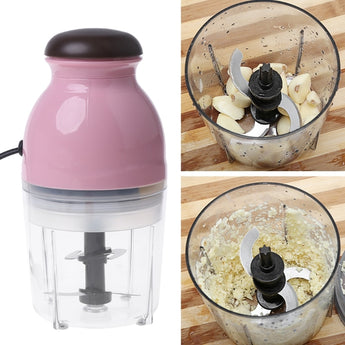 Mini Elektriese Vleismeul Voedselverwerker Groente Vrugte Blender Chopper 600ml 