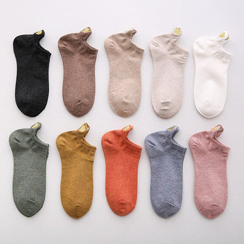 Fashion Socks Woman 2019 New Spring 1 Pair Ankle Socks Girls Cotton Color Novelty Women Fashion Cute Heart Casual Socks Lady