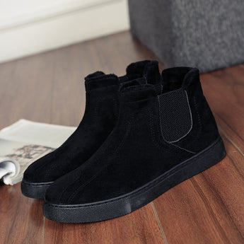 British style winter suede leather boots Men's boots Casual rubber sole HX-029 2019