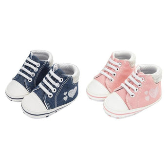 New Canvas Classic Sports Sneakers Newborn Baby Boys Girls First Walkers Shoes Infant Toddler Soft Sole Anti-slip Baby Shoes