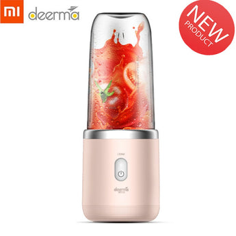 Xiaomi Deerma Portable Blender Electric Juicer 400ML Wireless Automatic Multipurpose USB Rechargable Mini Juice Cup Cut Mixer