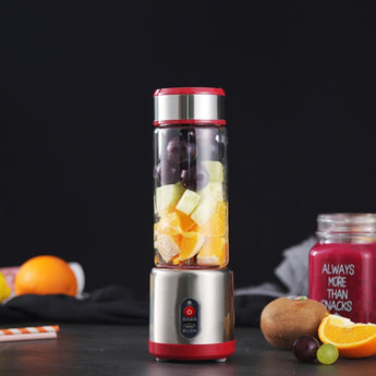 Mini Electric USB Rechargeable Portable Blender Smooth Maker Juicer Cup Shaker Squeezer Lemon Fruit Orange Juice Extractor 500ml