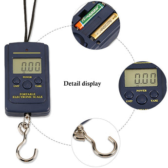 Hot Multifunctional Portable Mini 40kg/10g Electronic Hanging Fishing Luggage Balanca Digital Handy Pocket Weight Hook Scale