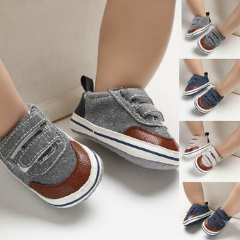 New Canvas Classic Sports Sneakers Newborn Baby Boys First Walkers Shoes Infant Toddler Soft Sole Anti-slip Baby Shoes