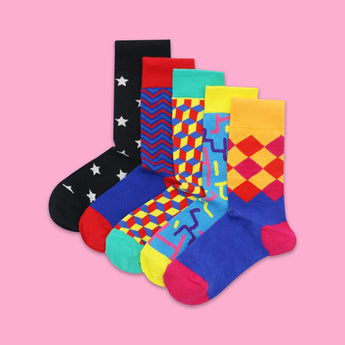 New Arrived Brand Women Men Socks Funny British Style Casual Fashion Happy Socks Cotton Long Mid Chaussettes Homme Fantaisie