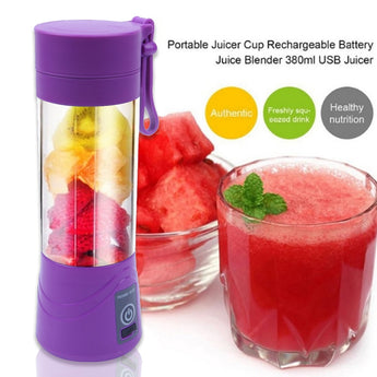 380ml USB Portable Blender Mixer Rechargeable Mini Juicer Juice Machine Smoothie Maker Household Juice Extractor Drop Shipping