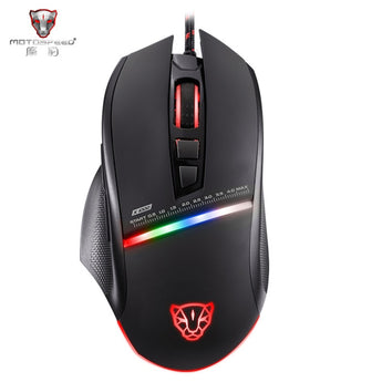 Motospeed V30 V40 V10 USB Wired Gaming Mouse RGB LED Lights Mouse Professional Gaming Mouse for PC Laptop Desktop Computer