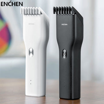 ENCHEN Boost USB Elektriese Haarknippers Trimmers Vir Mans Volwassenes Kinders Koordlose Herlaaibare Haarsnymasjien Professioneel 