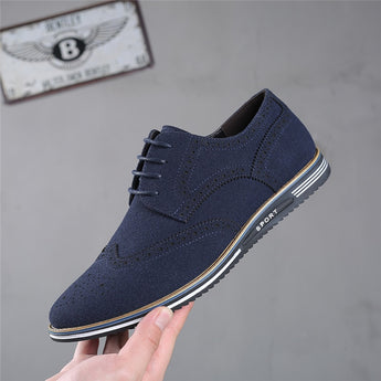 Stylvolle Brogues Leerrok Mans Formele Groot Grootte 47 48 Oxford Lace Up