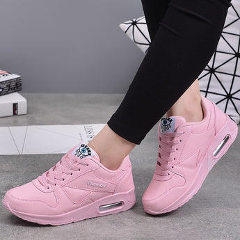 leer platform gemaklik skoene vroue tekkies dames ligte gewig MEY winter