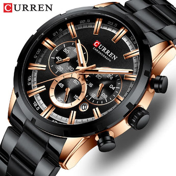 Nuevos relojes CURREN para hombre diseño estético clásico reloj deportivo impermeable reloj de pulsera de cuarzo Masculino