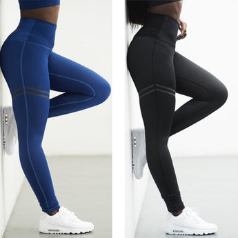 Pantalones de Yoga para mujer, mallas sin costuras para gimnasio, mallas elásticas para ejercicio, para Fitness, Joga, correr, pantalones deportivos