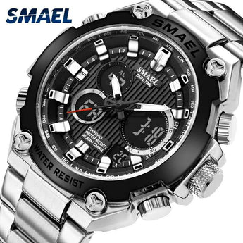 SMAEL watch for men waterproof chronograph