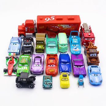 Disney Pixar Cars 3 Vragmotor Speelgoed Stel Weerlig McQueen 1:55 Diecast Jackson Metal Alloy Model Kinder Verjaarsdag Geskenk Seun