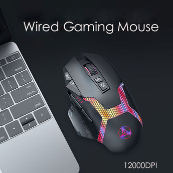 DPI Up To 12800 Wired Gaming Mouse 2.4G Wireless Rechargeable Bluetooth Silent Ergonomic Computer For Macbook Laptop PC Office