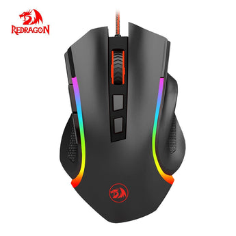 Ergonomic USB Wired Gaming Mouse 7200 DPI Optical 7 Button game Mouse With RGB BackLight Gamer Mice Computer Mause for Laptop PC