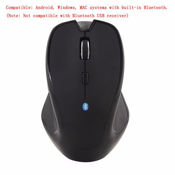 Wireless mouse 1600DPI 6 Buttons Adjustable Receiver Optical Computer Mouse BT 5.2 Ergonomic Mice For mi pad 4