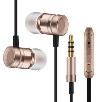 Professional In-Ear Earphone Metal Heavy Bass Sound Music Earpiece for Samsung Galaxy A5 (2017) A520F fone de ouvido With Mic