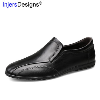 Venta caliente de los hombres Gommino zapatos de conducción zapatos de moda suave Slip-luz zapatos de barco de los hombres de alta calidad de mocasines de cuero genuino gran tamaño 36-47