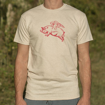 Flying Pig T-hemp (mans)